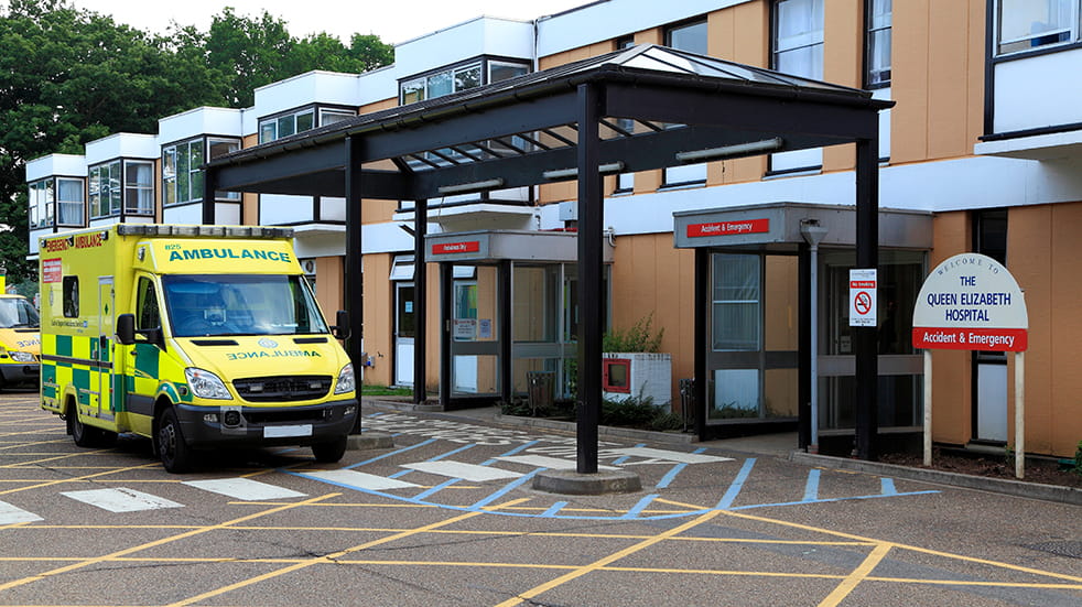 Public Service Day: NHS A&E emergency ambulance